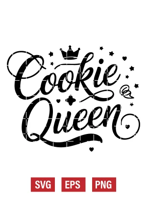 Cookie Queen Svg