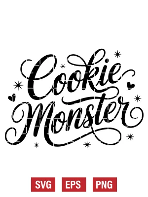 Cookie Monster Svg