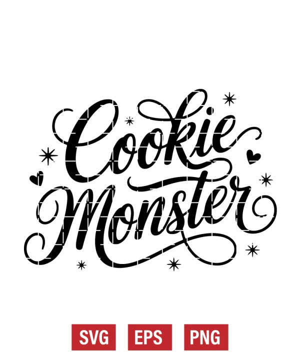 Cookie Monster Svg