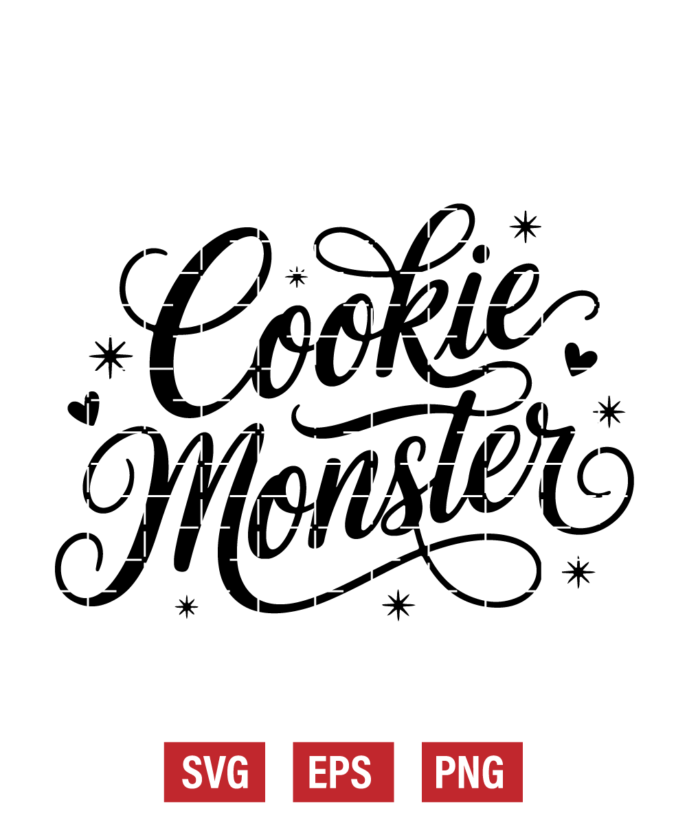 Cookie Monster Svg
