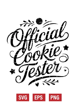 Official Cookie Tester Svg