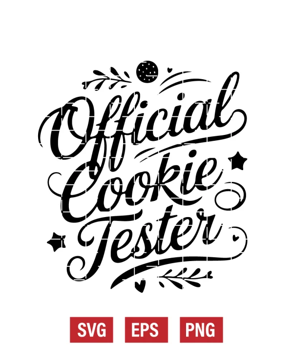 Official Cookie Tester Svg