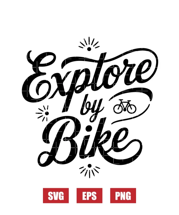 Explore By Bike Svg