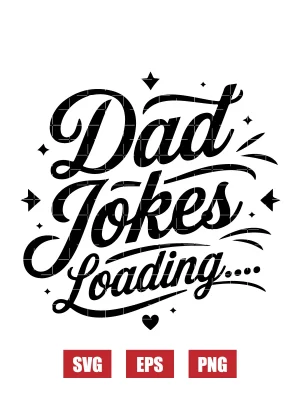 Dad Jokes Loading Svg