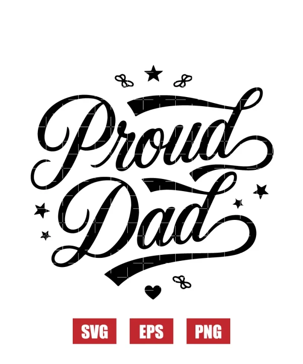 Proud Dad Svg