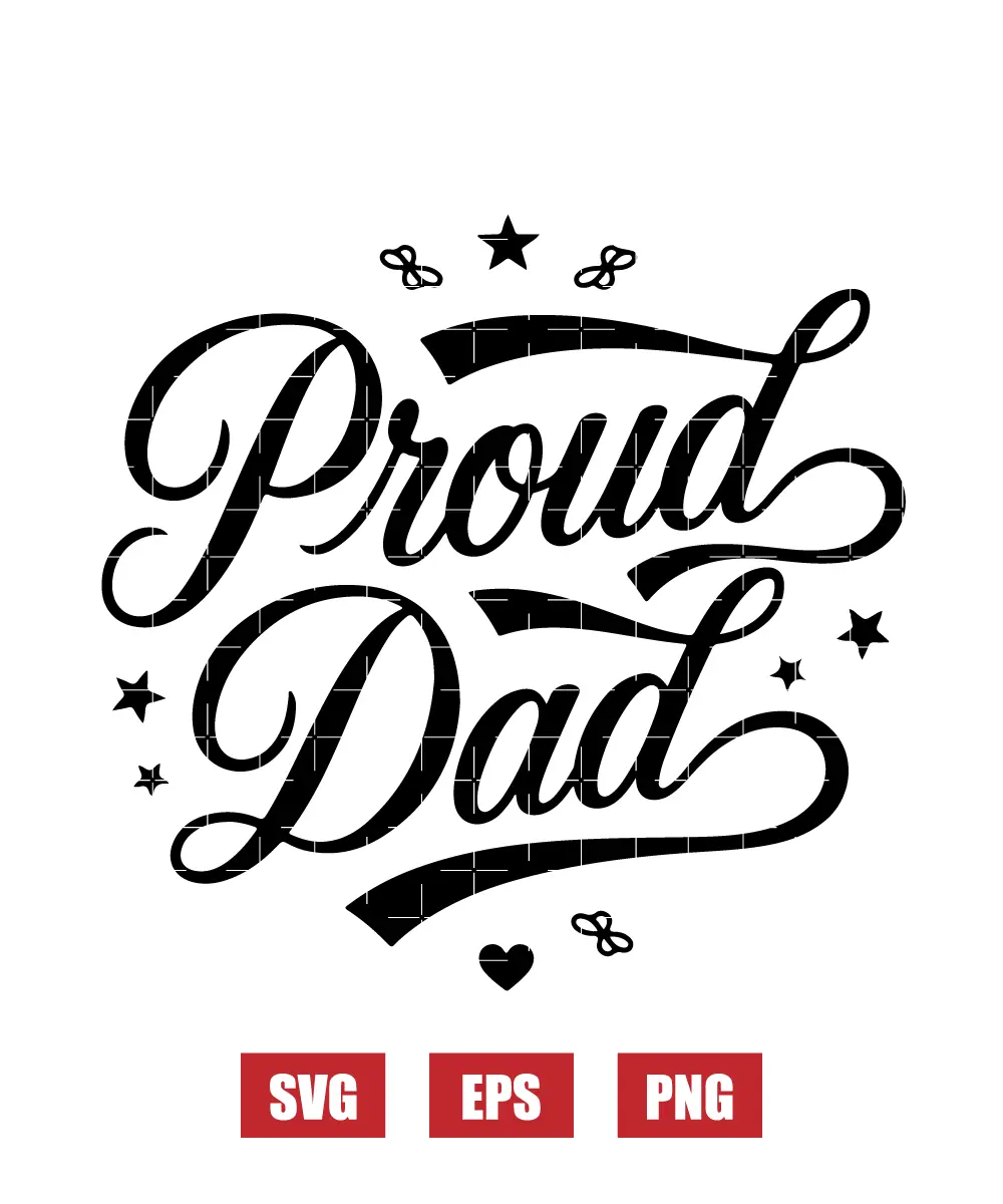 Proud Dad Svg