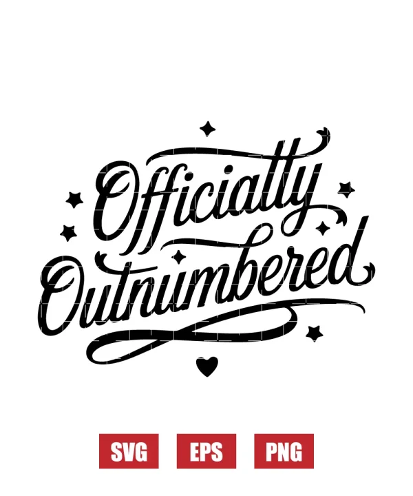 Officially Outnumbered Svg