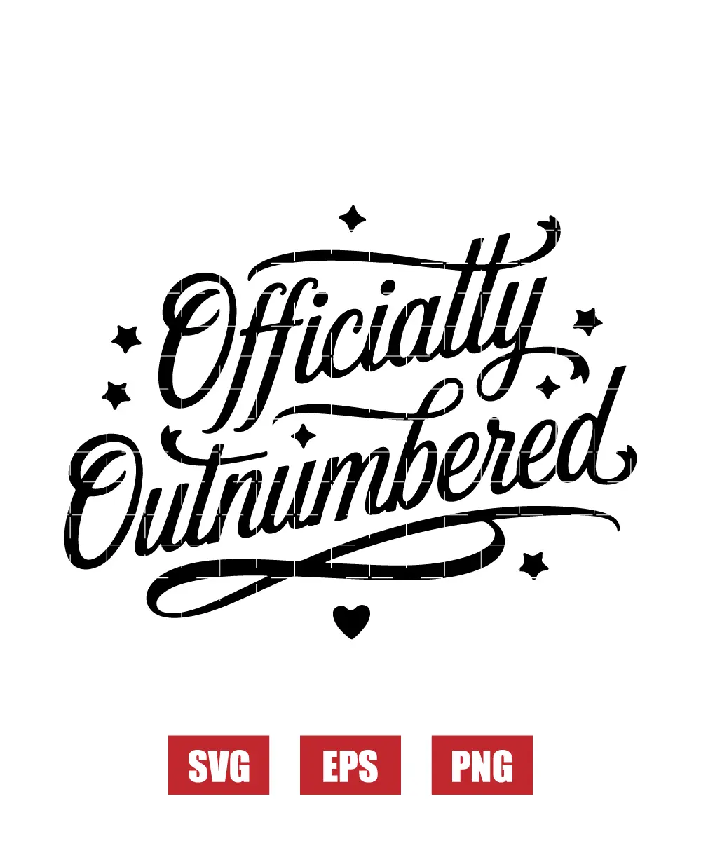 Officially Outnumbered Svg