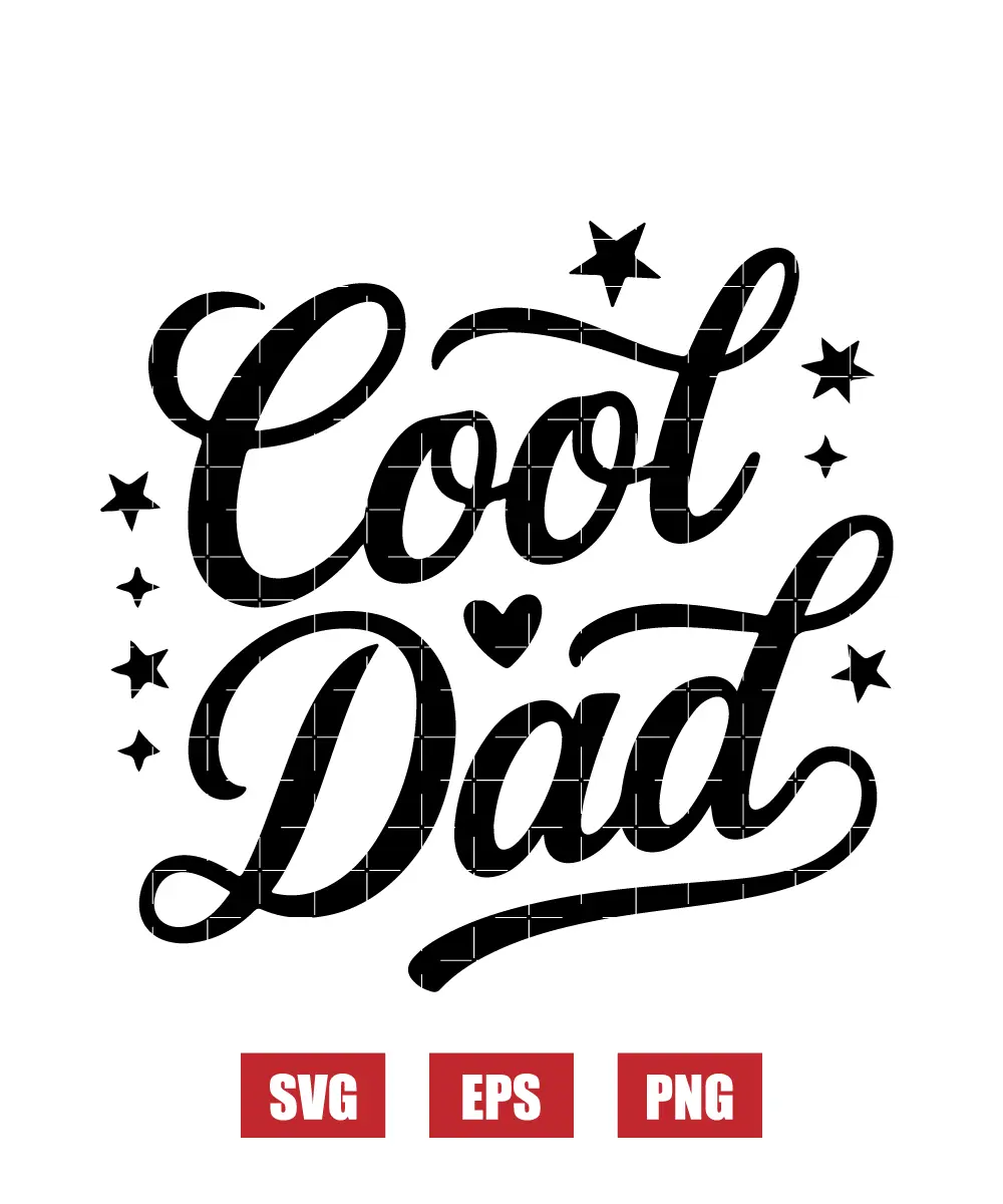 Cool Dad Svg