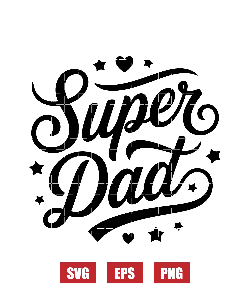 Super Dad Svg