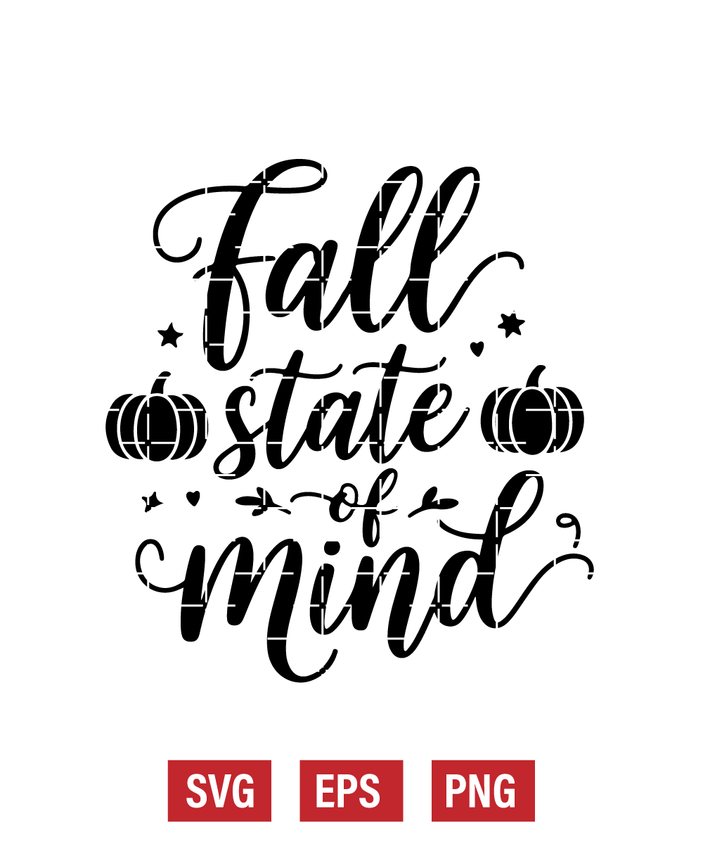 Fall State of Mind Svg
