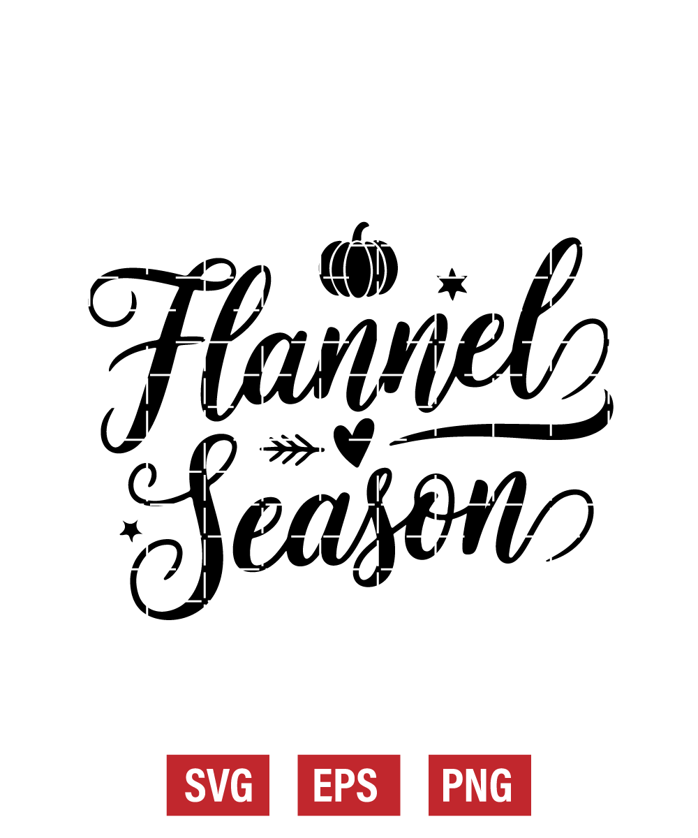 Flannel Season Svg
