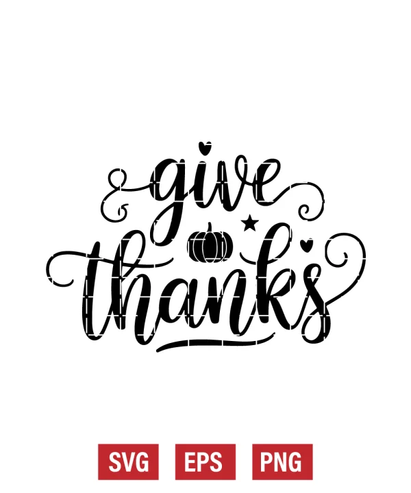 Give Thanks Svg