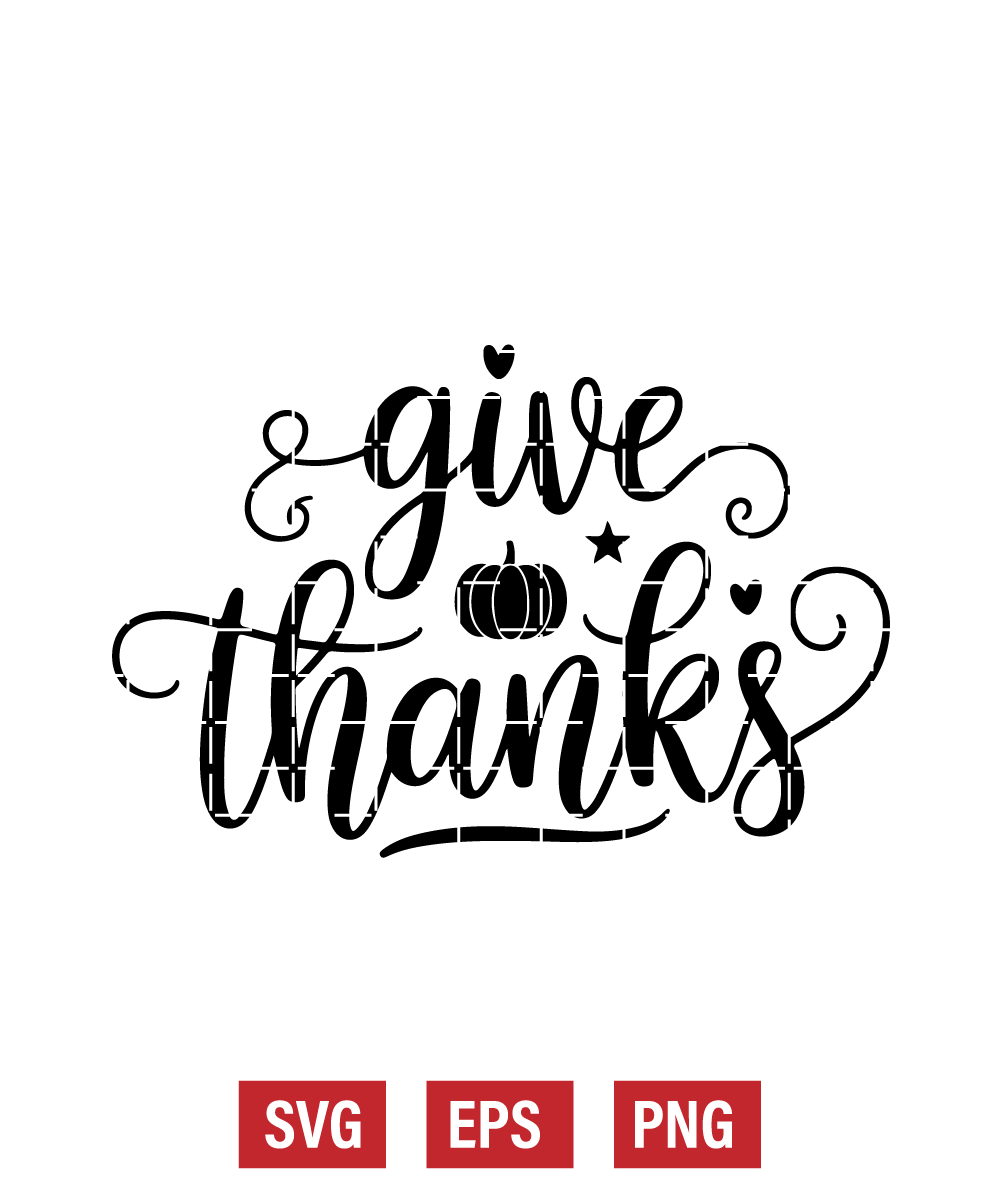 Give Thanks Svg