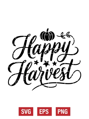 Happy Harvest Svg