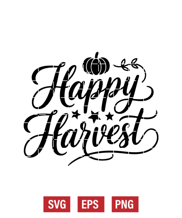 Happy Harvest Svg