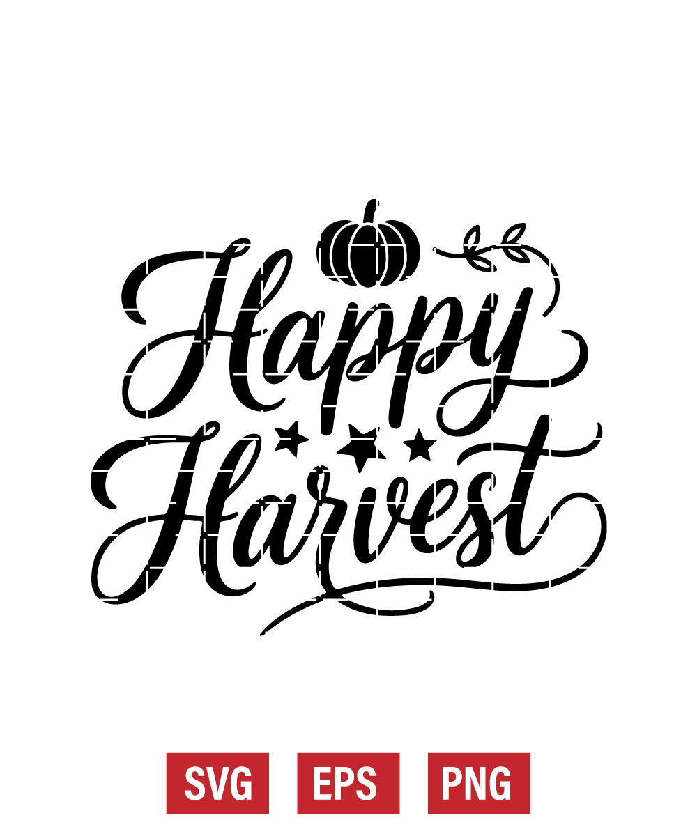 Happy Harvest Svg
