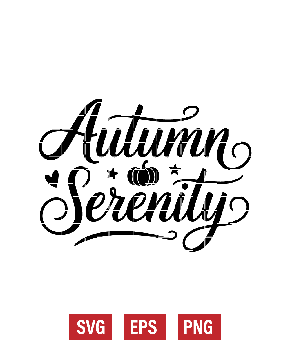 Autumn Serenity Svg