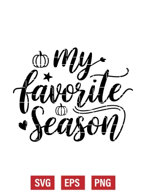 My Favorite Season Svg