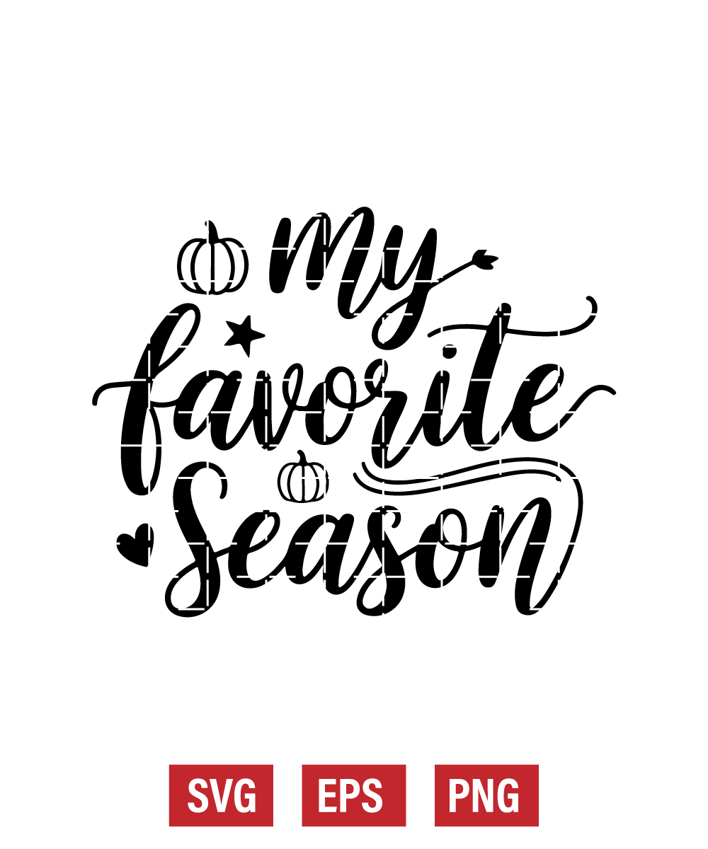 My Favorite Season Svg