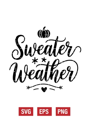 Sweater Weather Svg
