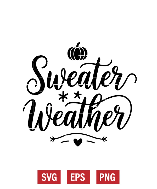 Sweater Weather Svg
