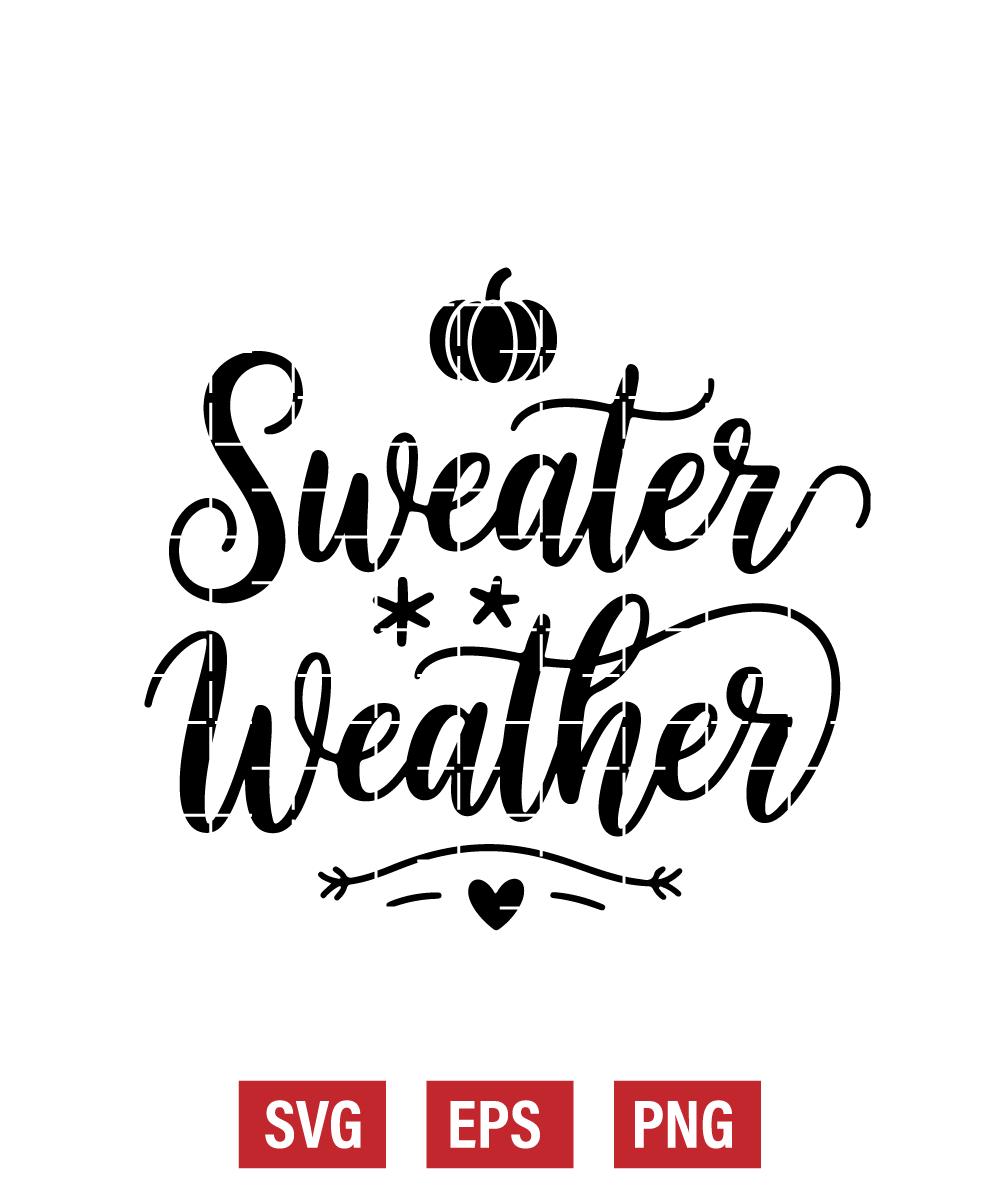 Sweater Weather Svg
