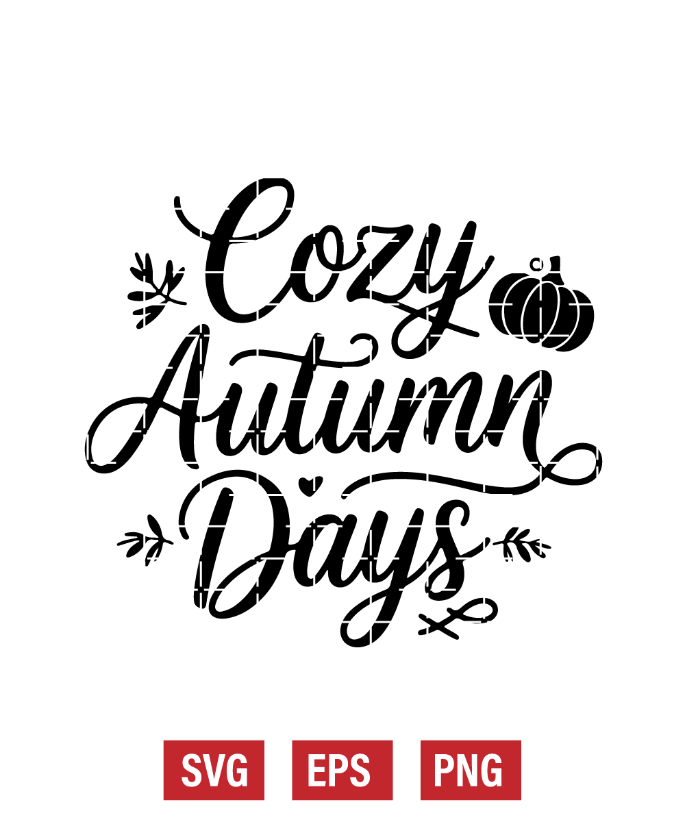 Cozy Autumn Days Svg