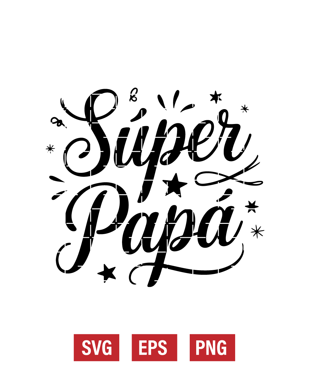 Súper Papá Svg