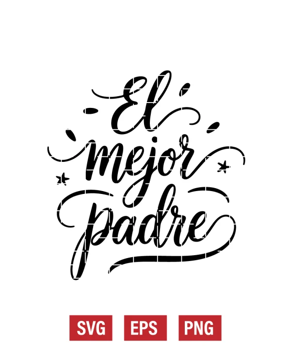 El Mejor Padre Svg