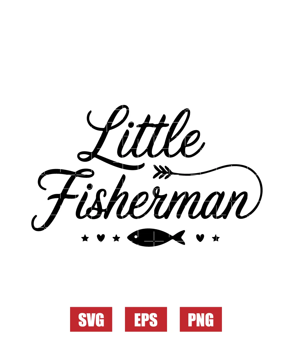 Little Fisherman Svg