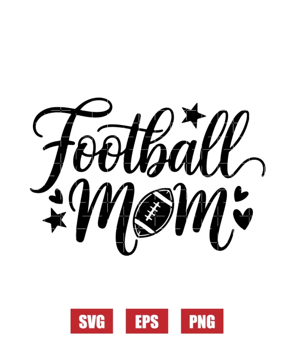Football Mom Svg