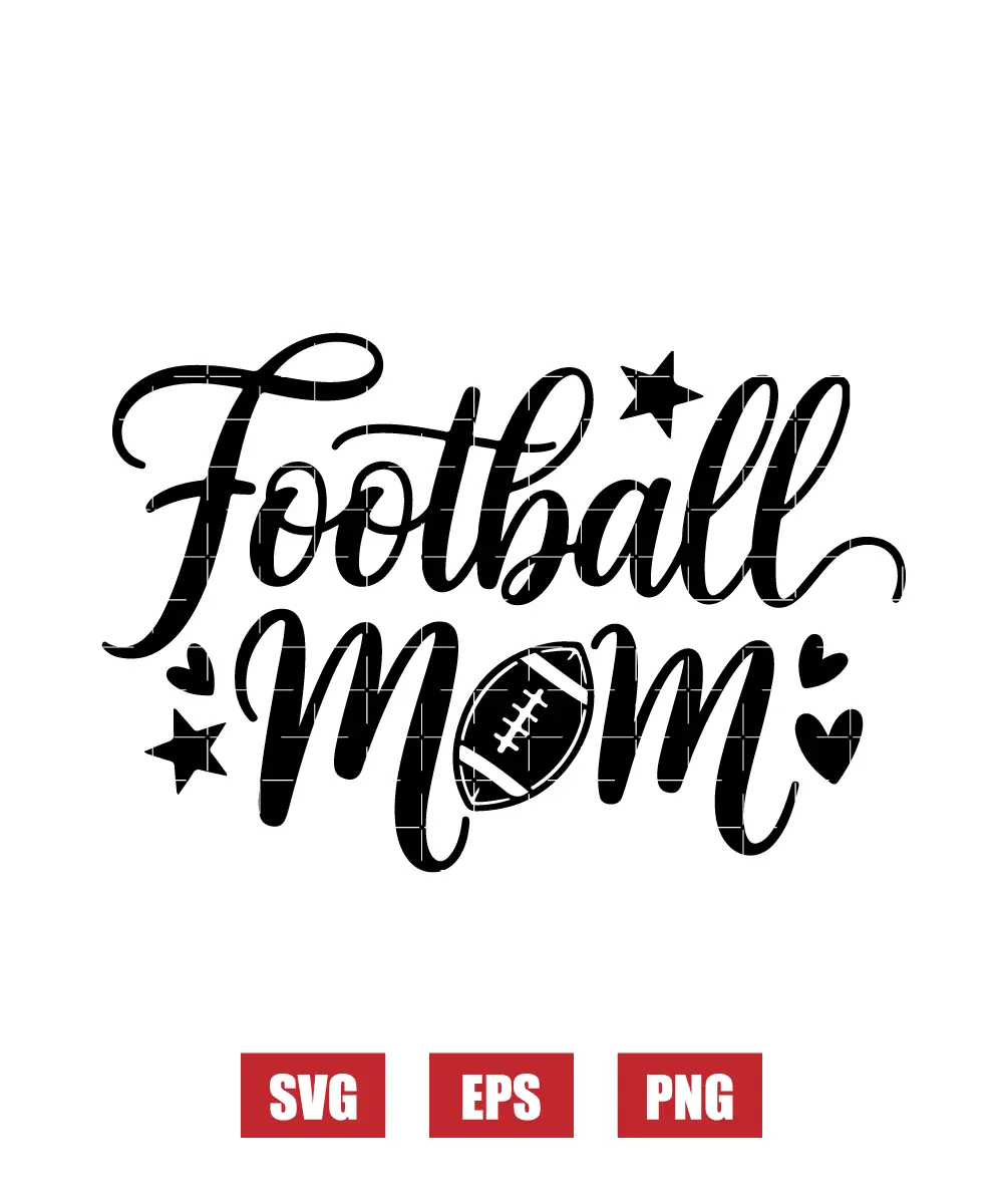 Football Mom Svg
