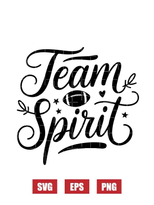 Team Spirit Svg