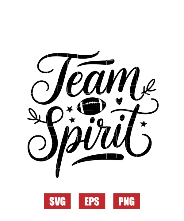 Team Spirit Svg