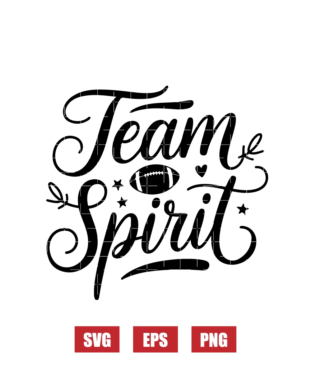 Team Spirit Svg