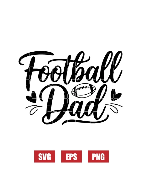 Football Dad Svg