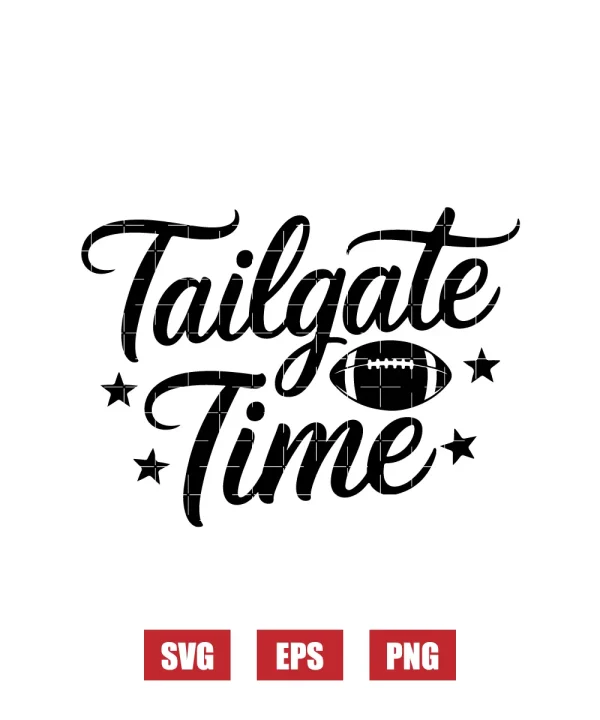 Tailgate Time Svg