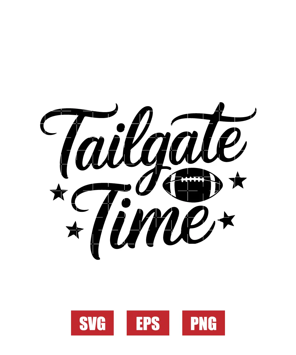 Tailgate Time Svg