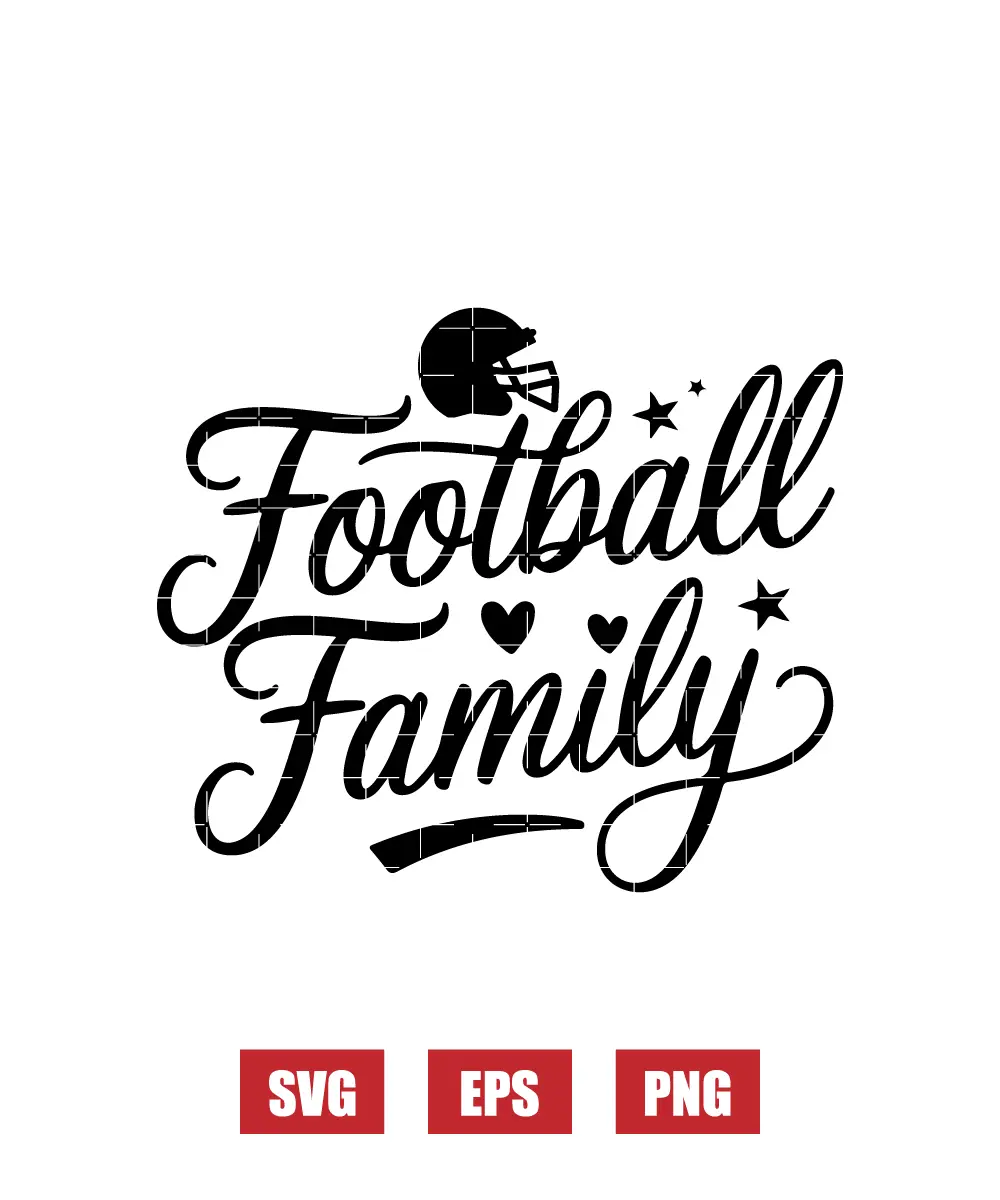 Football Family Svg