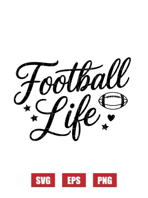 Football Life Svg