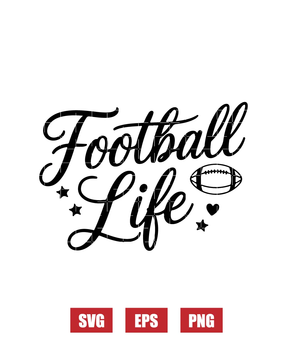 Football Life Svg
