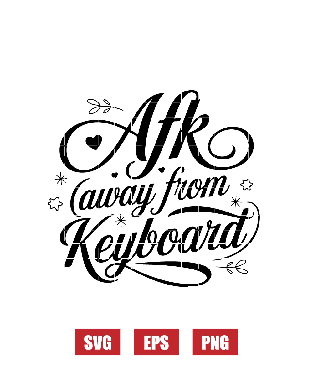 AFK (Away From Keyboard) Svg