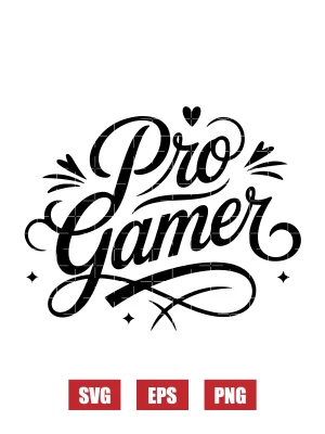 Pro Gamer Svg