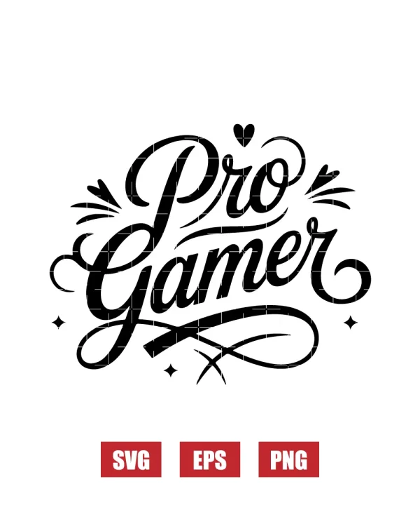 Pro Gamer Svg