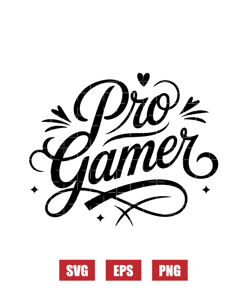 Pro Gamer Svg