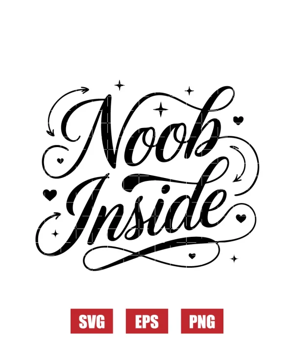 Noob Inside Svg