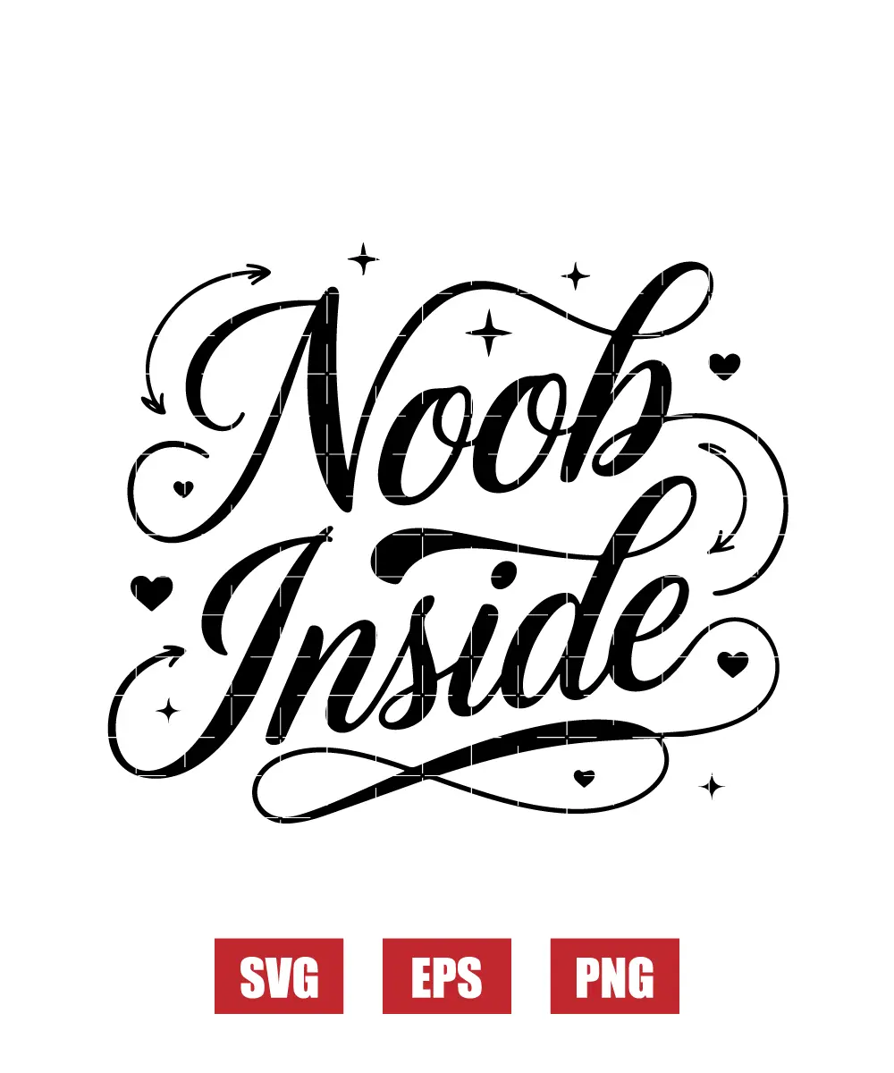 Noob Inside Svg