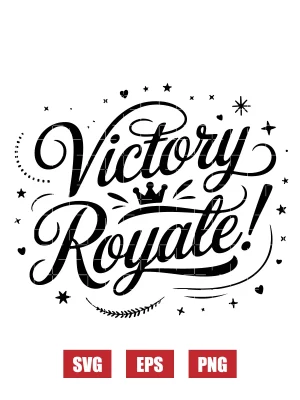 Victory Royale! Svg