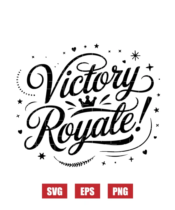 Victory Royale! Svg